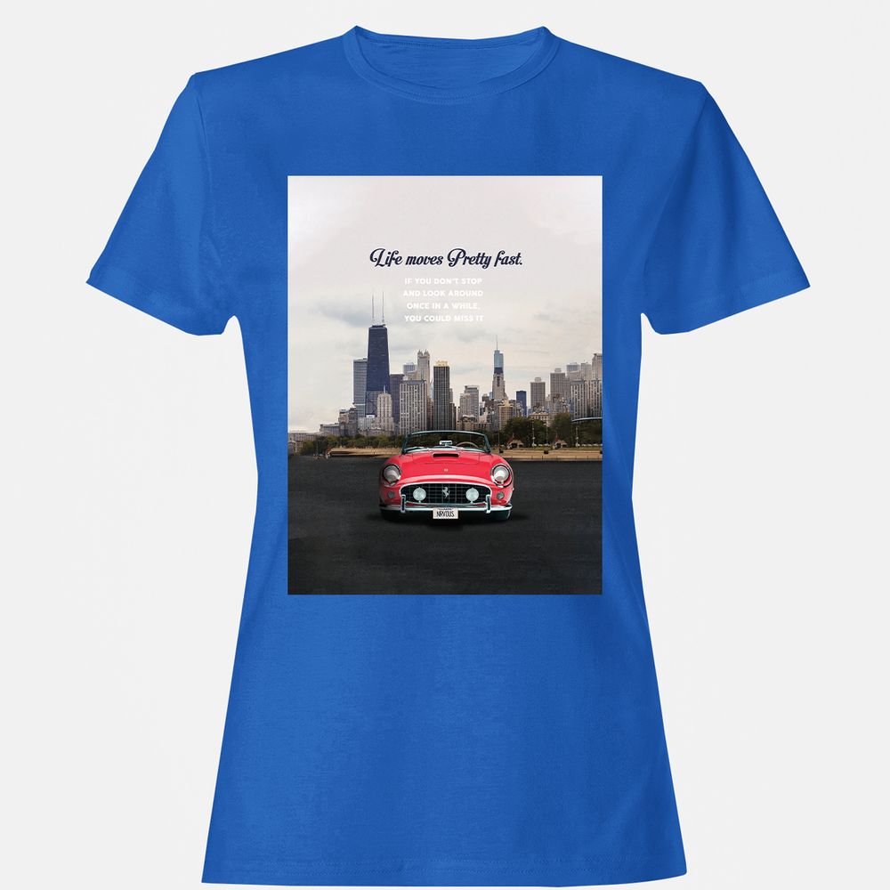 Women's T-Shirt - EUA64RK6 - Royal - 14