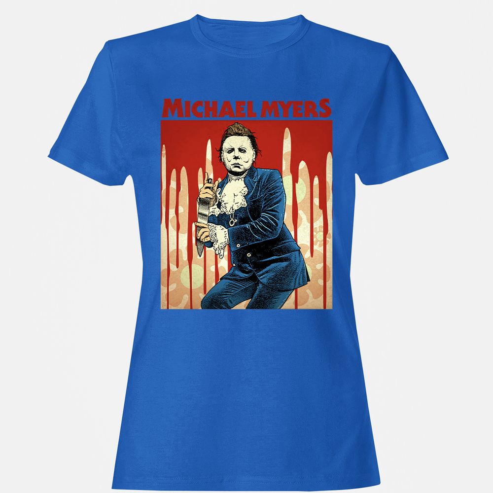 Women's T-Shirt - BT5GQTB9 - Royal - 14