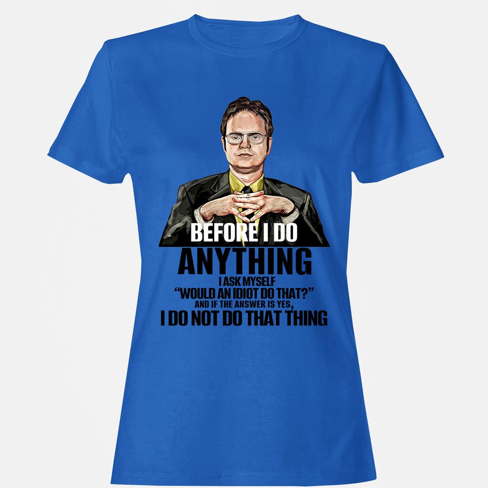 Women's T-Shirt - 9QF7QXL4 - Royal - 14