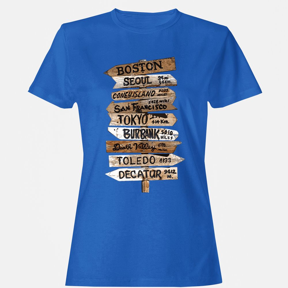 Women's T-Shirt - VGWEPE44 - Royal - 14