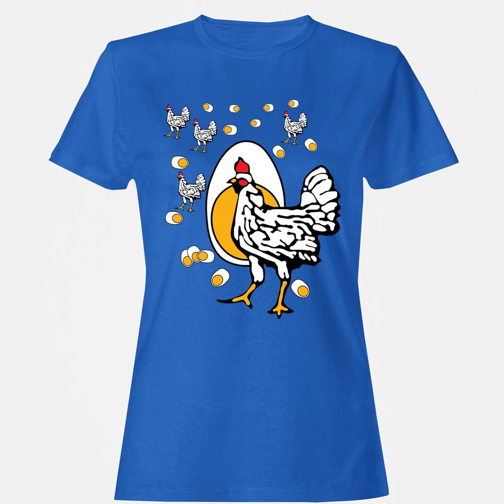 Women's T-Shirt - G9RF6LH1 - Royal - 14