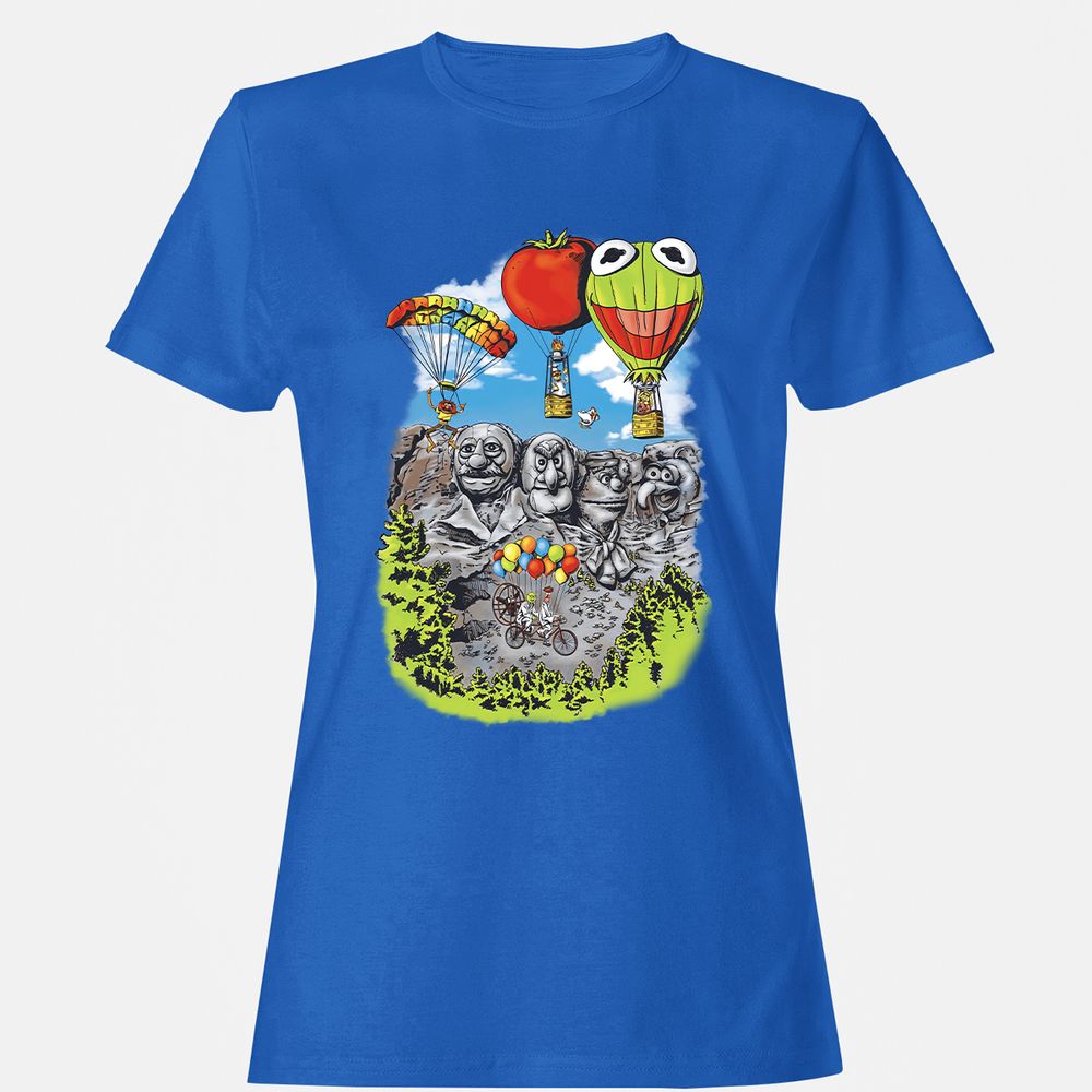 Women's T-Shirt - D9GFFX34 - Royal - 14