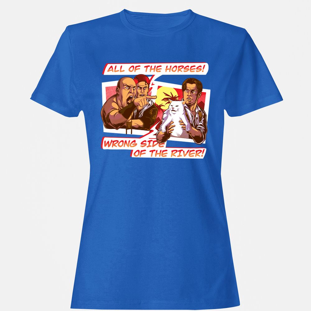 Women's T-Shirt - HDW4KZH5 - Royal - 14