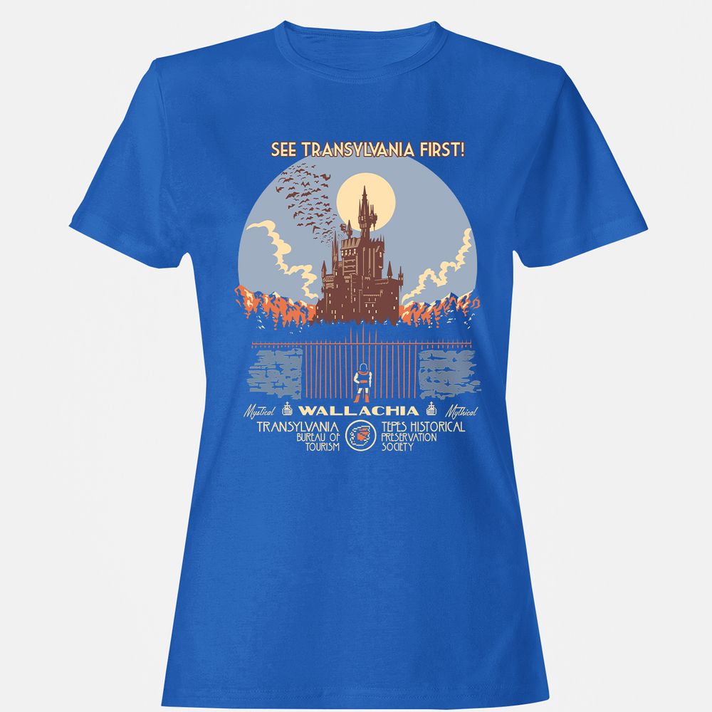 Women's T-Shirt - 8DZ25TYT - Royal - 14