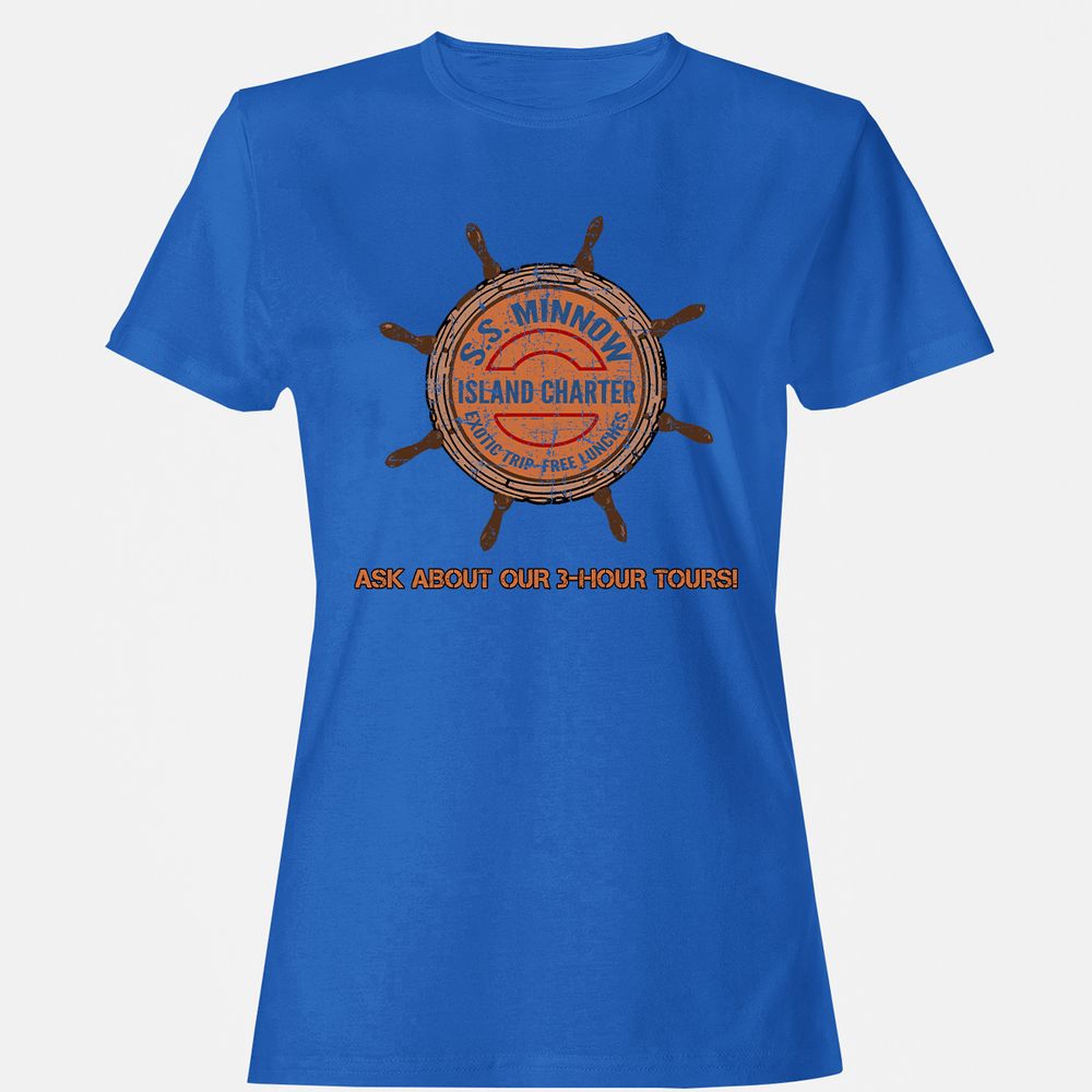 Women's T-Shirt - ZAHDH8EL - Royal - 14