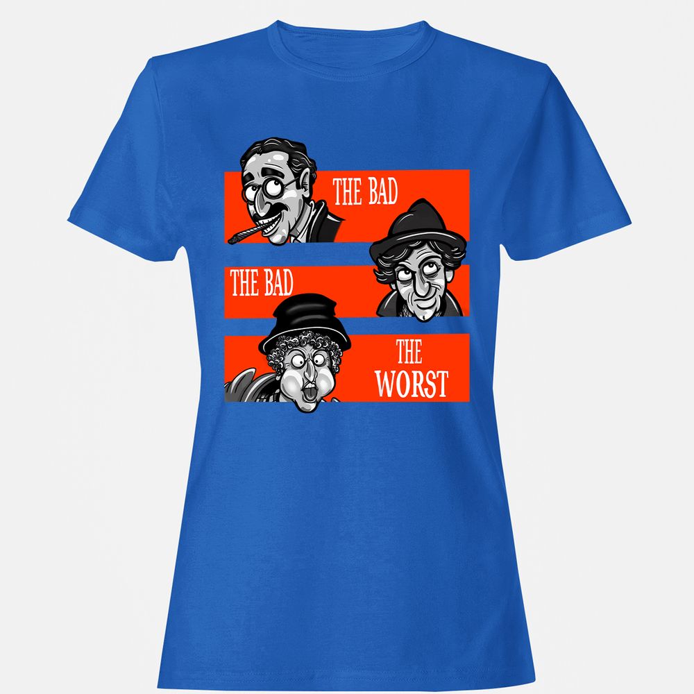 Women's T-Shirt - 9XUTSXMK - Royal - 14