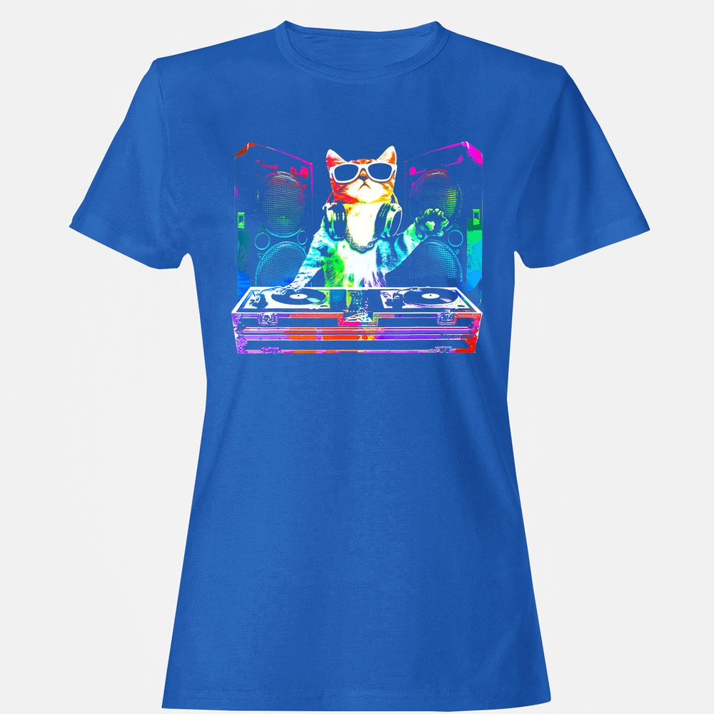 Women's T-Shirt - YDFGRTMQ - Royal - 14