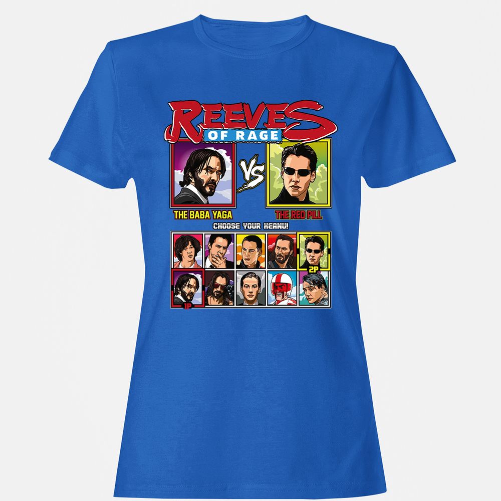 Women's T-Shirt - ZDNHDPQH - Royal - 14