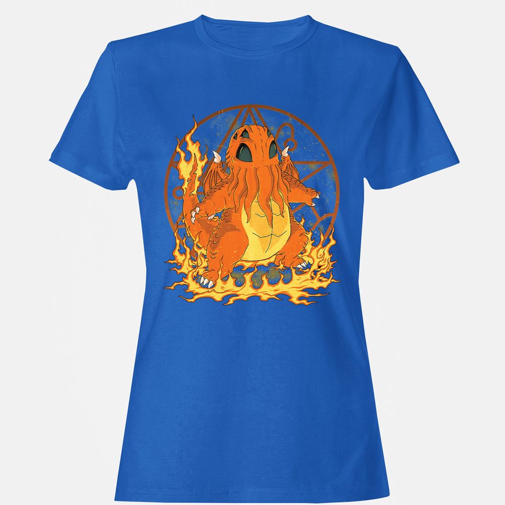Women's T-Shirt - 4ZBU965F - Royal - 14