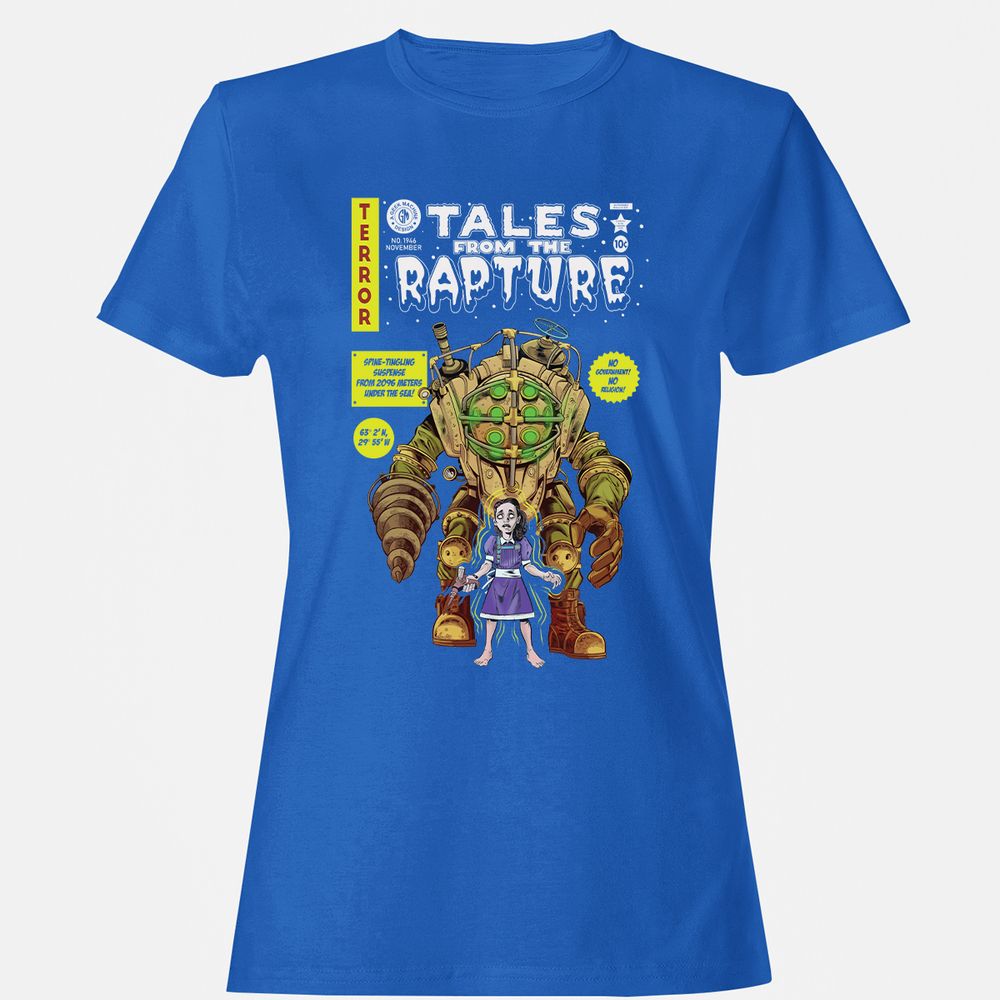 Women's T-Shirt - 96FZEA7Q - Royal - 14