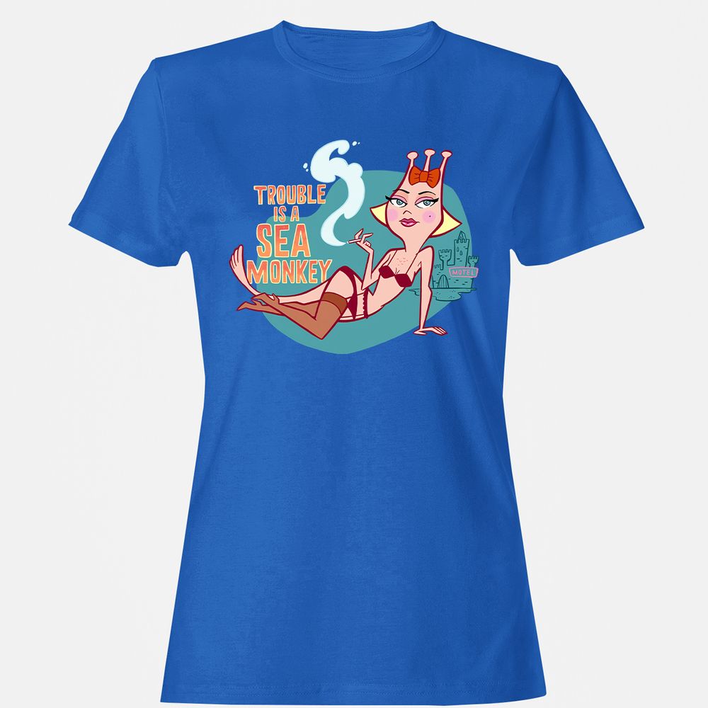Women's T-Shirt - 9RL5BVJ6 - Royal - 14