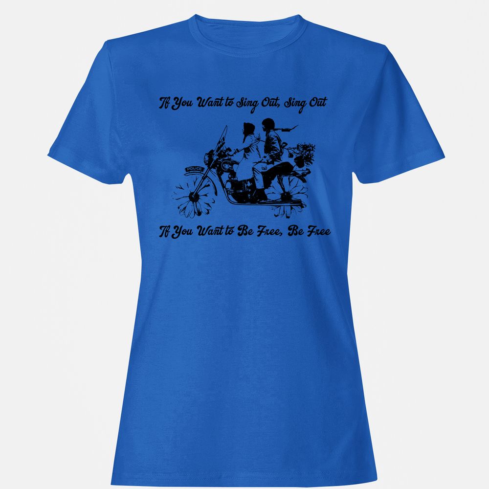 Women's T-Shirt - 827X2YW9 - Royal - 14