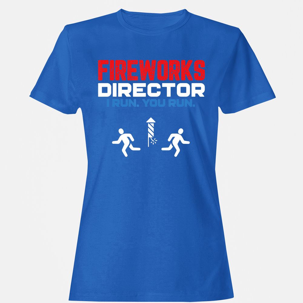 Women's T-Shirt - FU4KUHHQ - Royal - 14