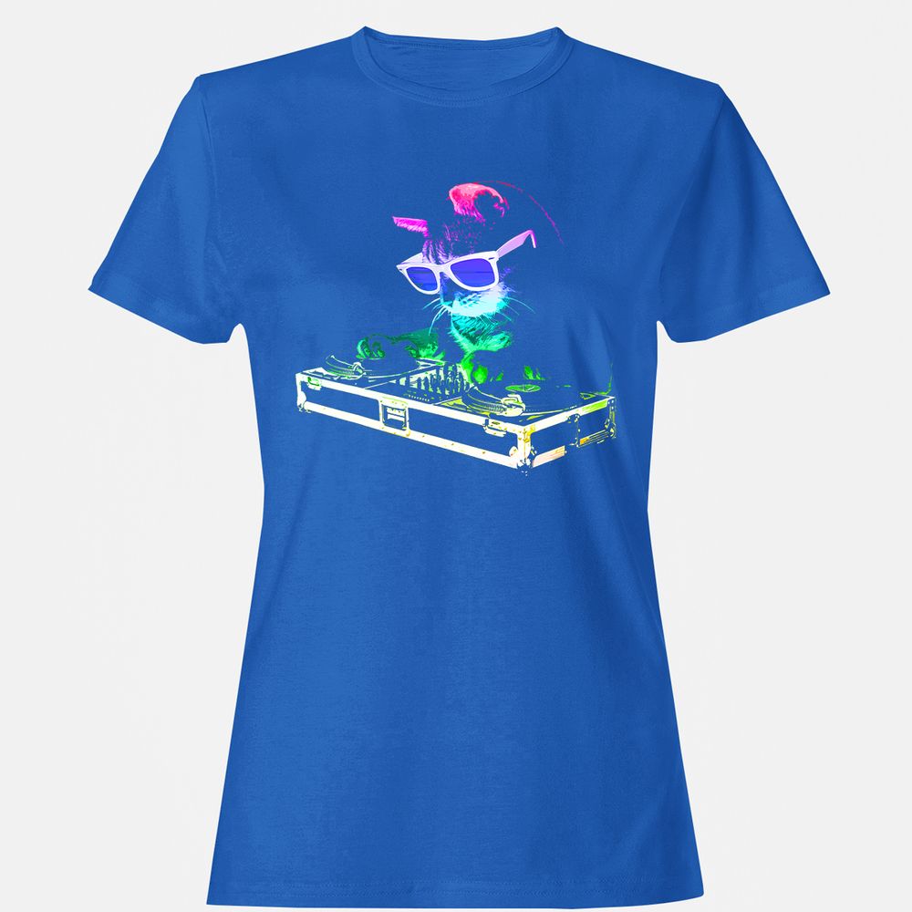 Women's T-Shirt - 9P73VX3F - Royal - 14