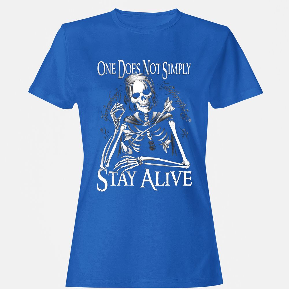 Women's T-Shirt - 6RQHEQR6 - Royal - 14
