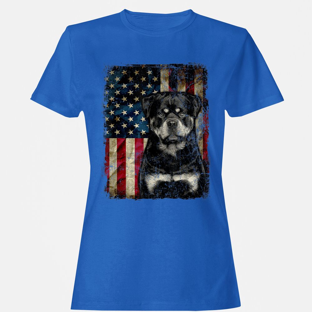 Women's T-Shirt - FRF3S7Y2 - Royal - 14