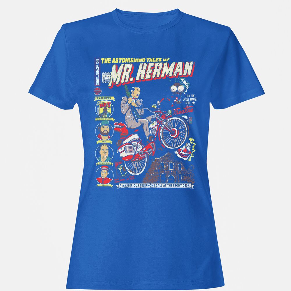 Women's T-Shirt - N7MXP5Z6 - Royal - 14