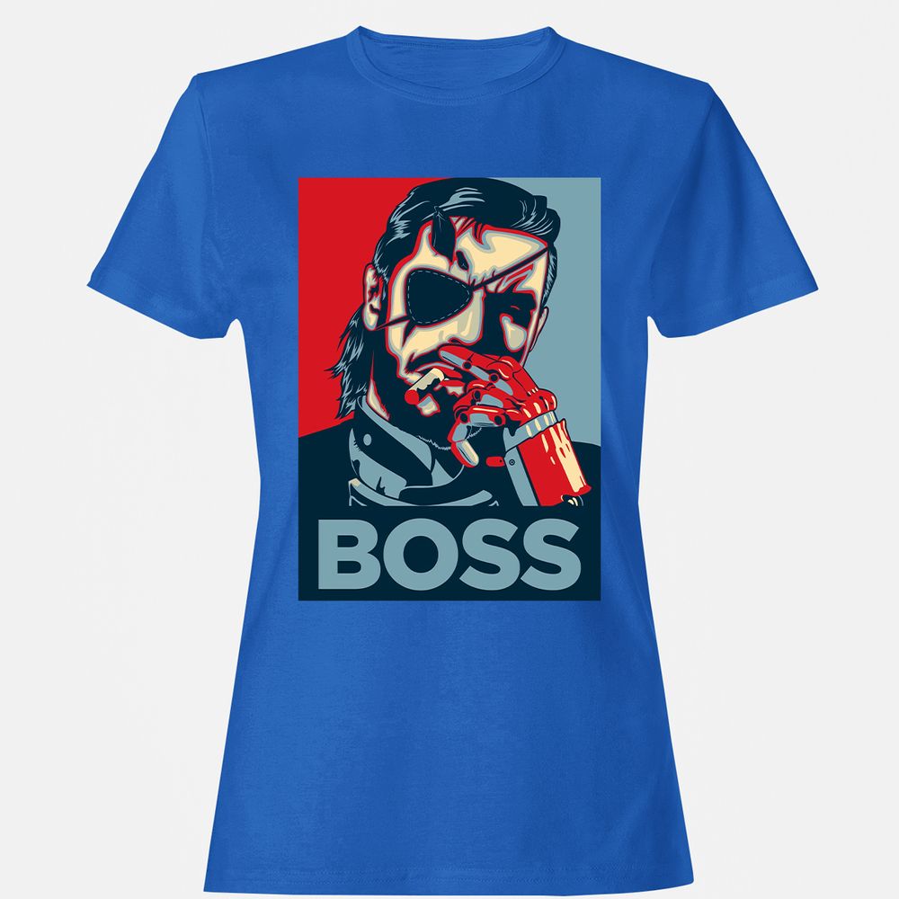 Women's T-Shirt - QHAM1MQZ - Royal - 14