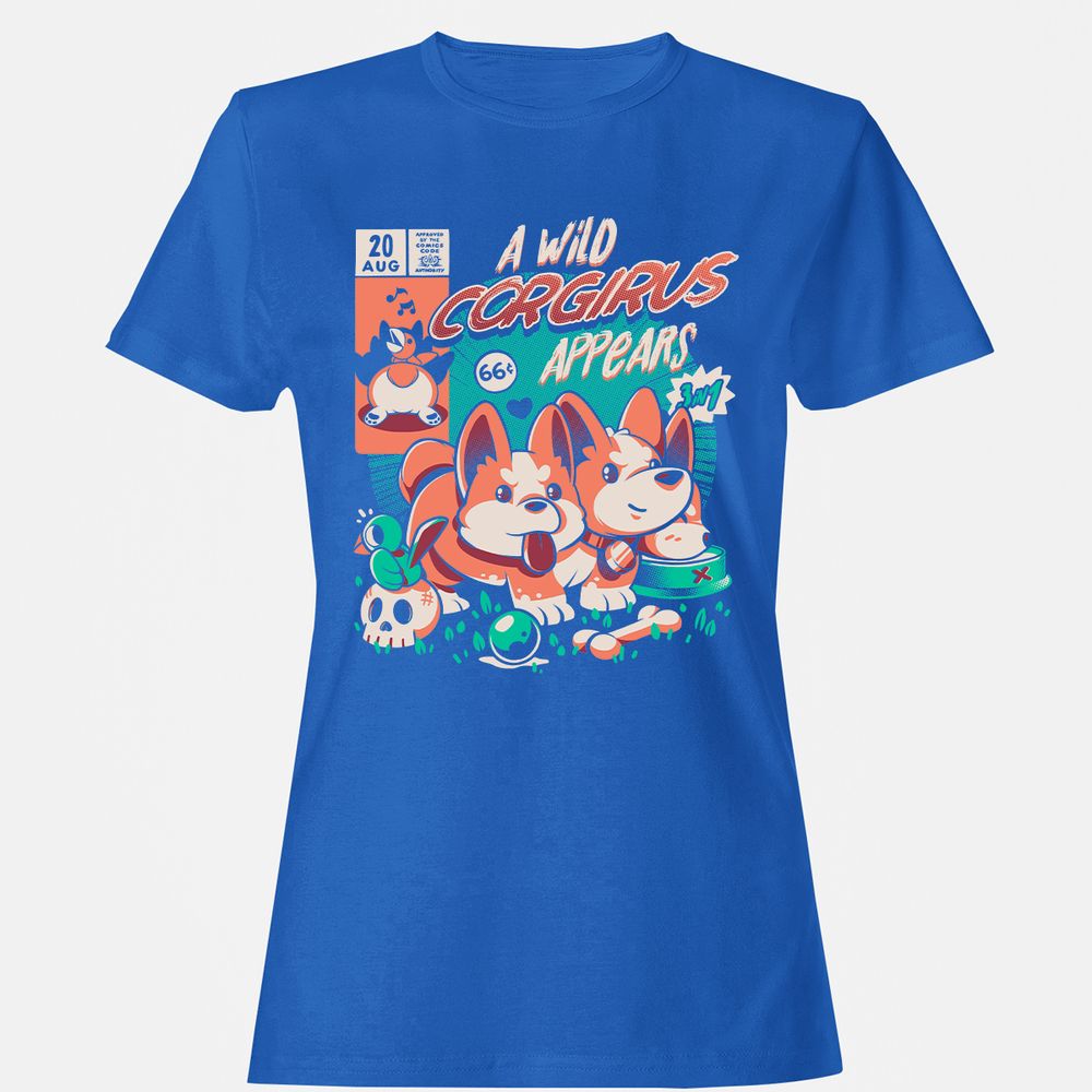 Women's T-Shirt - 3BSRU41K - Royal - 14