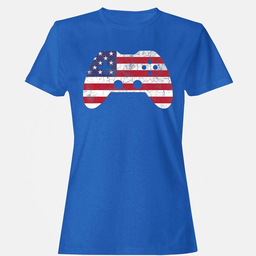 Women's T-Shirt - HMUECVE4 - Royal - 14