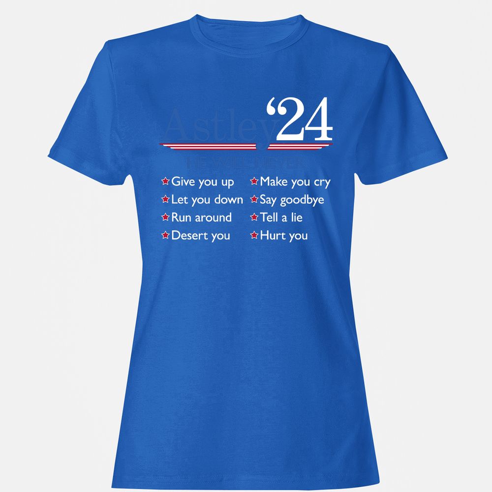 Women's T-Shirt - 6ZD4BKN4 - Royal - 14