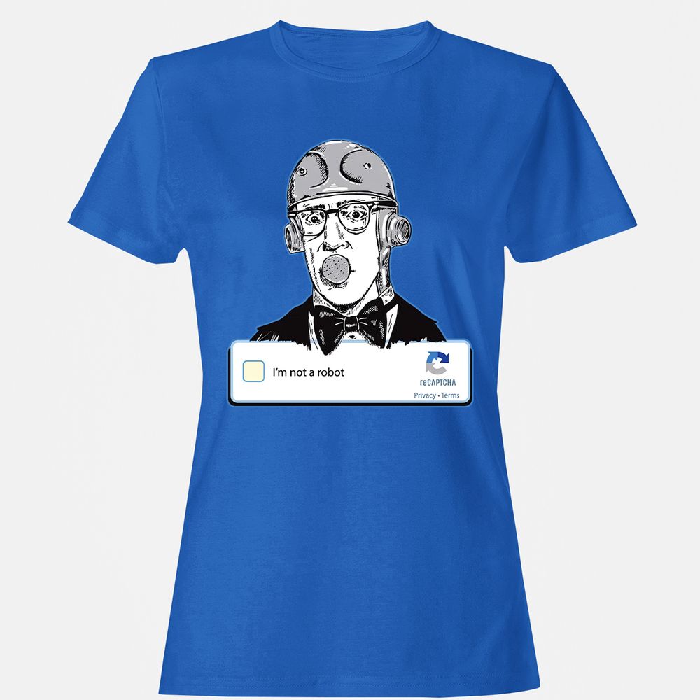 Women's T-Shirt - HCLZJJFK - Royal - 14