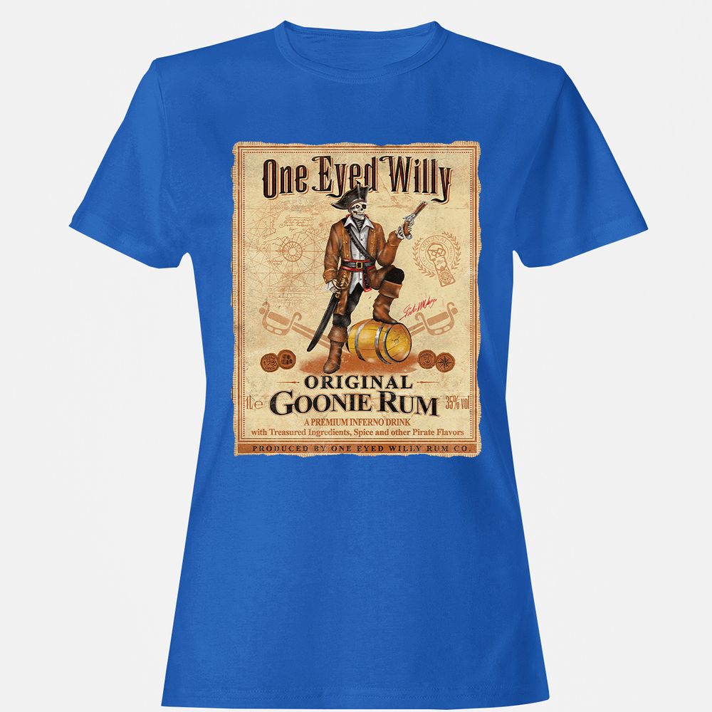 Women's T-Shirt - YU71QHVZ - Royal - 14