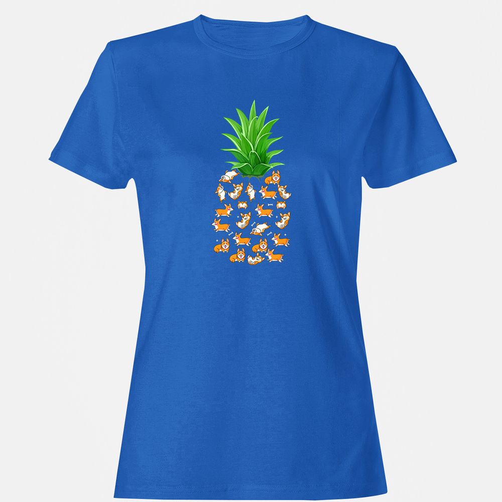 Women's T-Shirt - XZ9GGWJ7 - Royal - 14