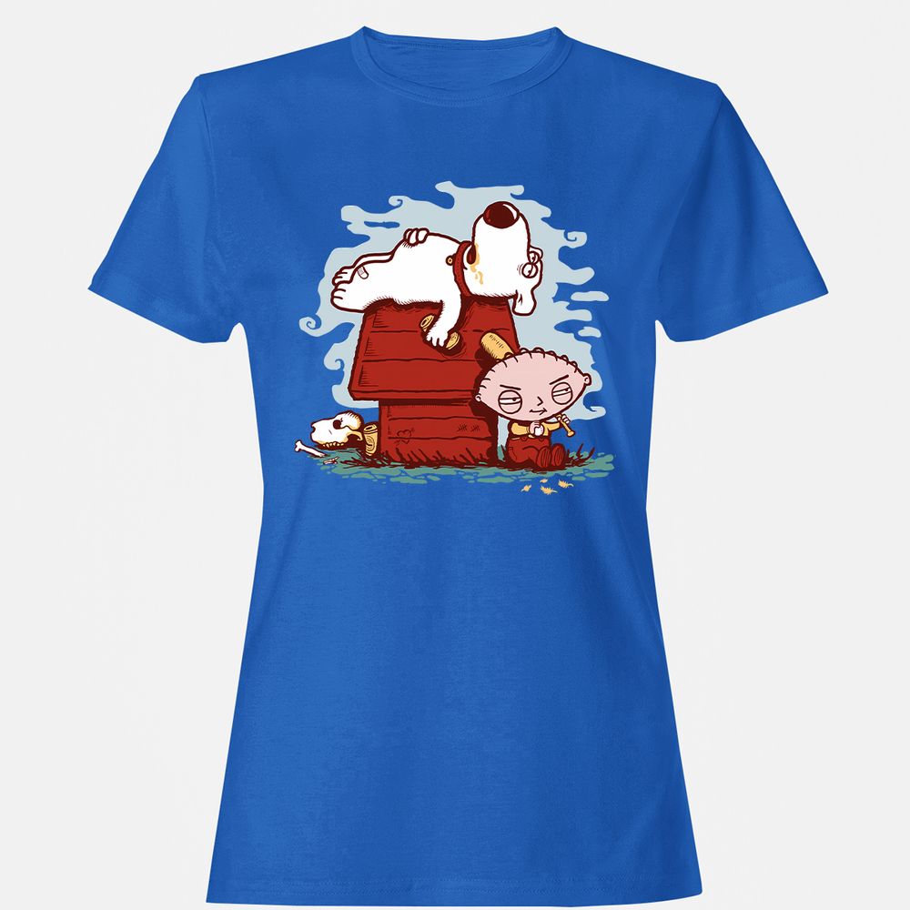 Women's T-Shirt - 8P5A1EDD - Royal - 14