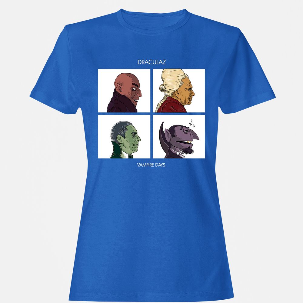 Women's T-Shirt - NZXBPR1K - Royal - 14