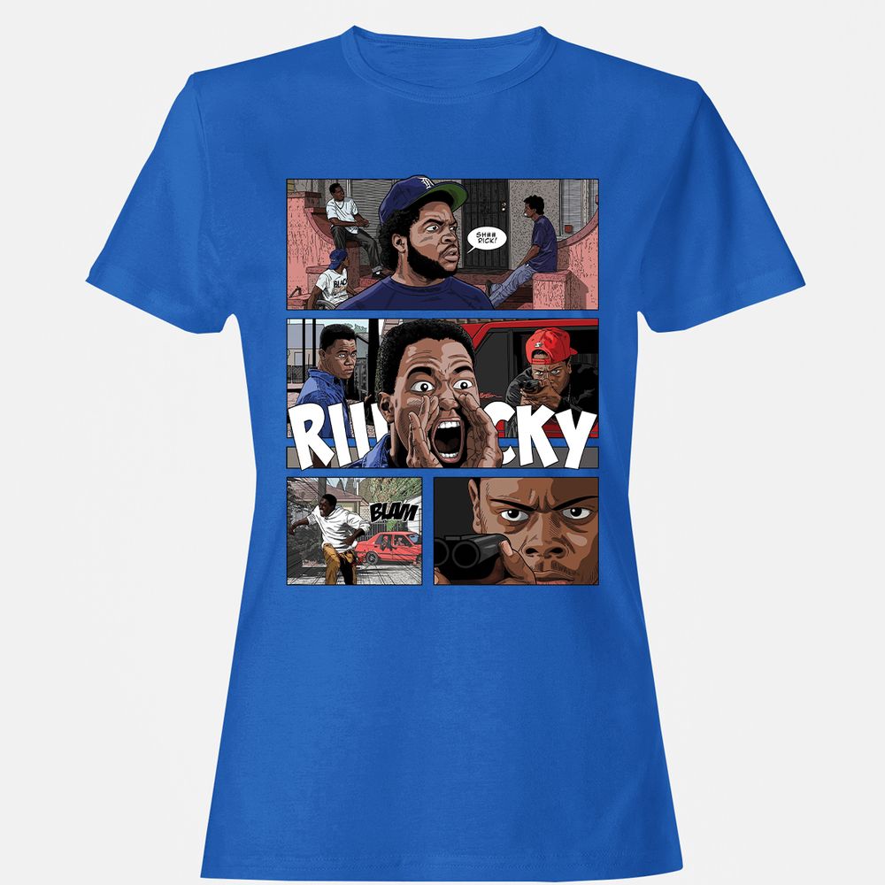 Women's T-Shirt - B4V4UCRJ - Royal - 14
