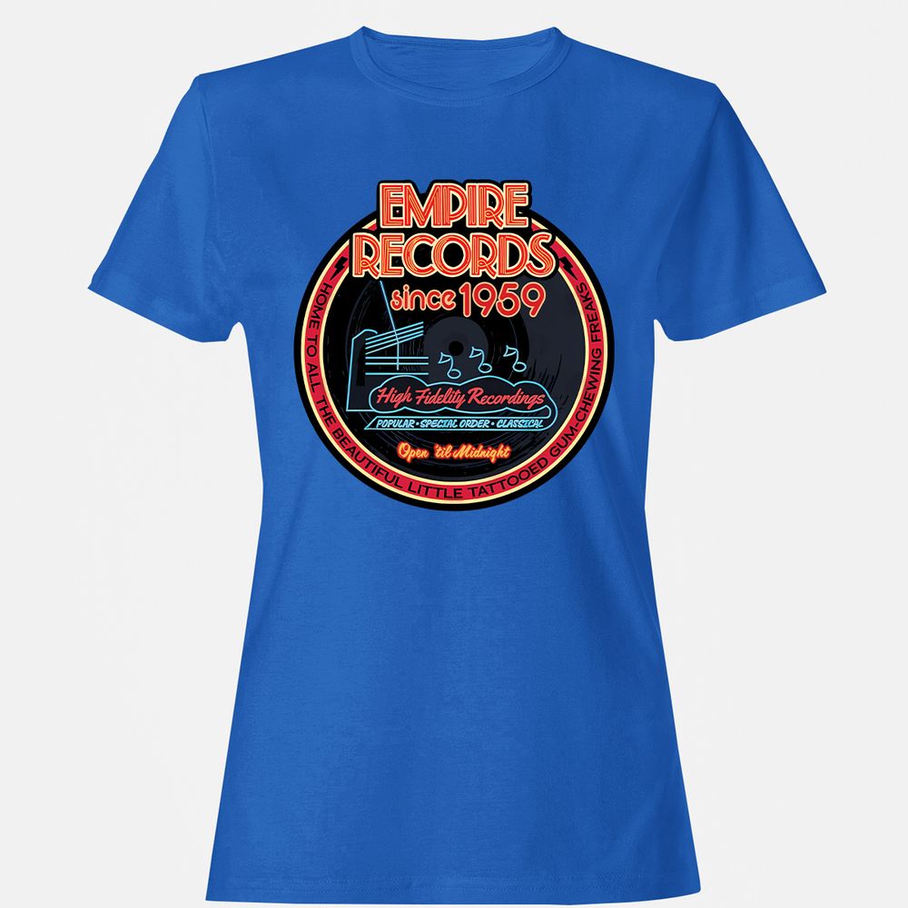 Women's T-Shirt - 7CZQT5XQ - Royal - 14