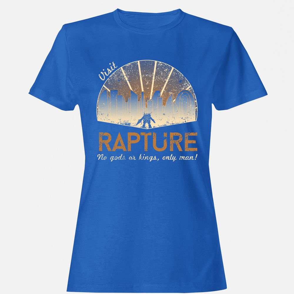 Women's T-Shirt - VJJFR4U6 - Royal - 14