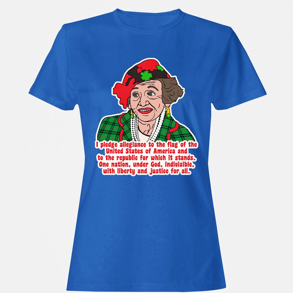 Women's T-Shirt - YQTLQSA7 - Royal - 14
