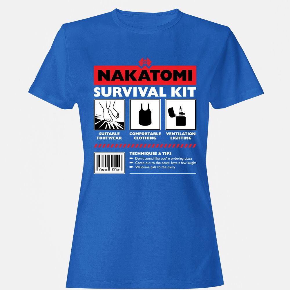 Women's T-Shirt - EXSJF7NN - Royal - 14