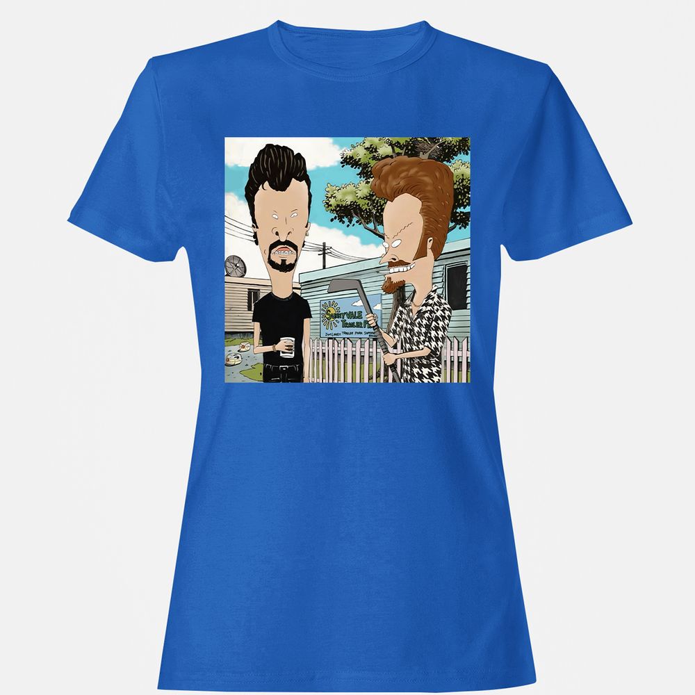 Women's T-Shirt - LF6D3X8Y - Royal - 14