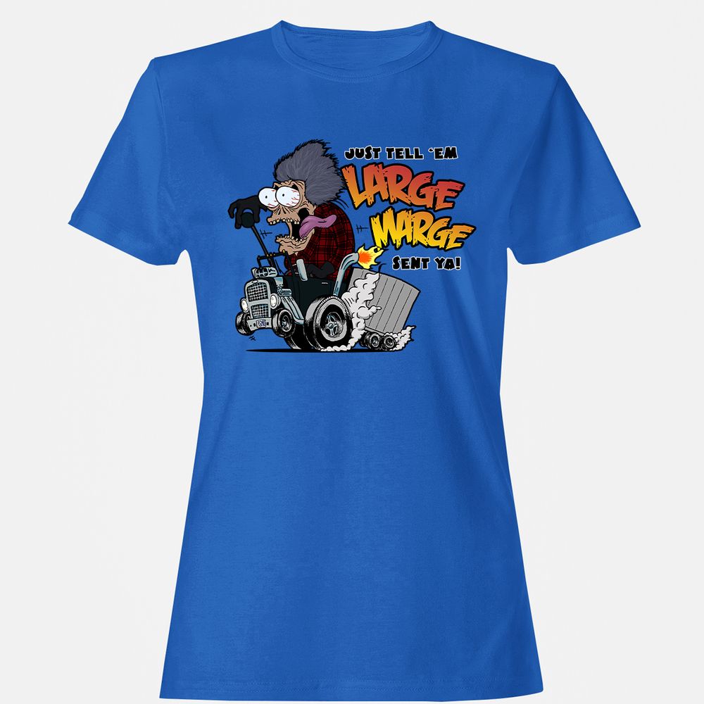 Women's T-Shirt - YK9JNHU8 - Royal - 14