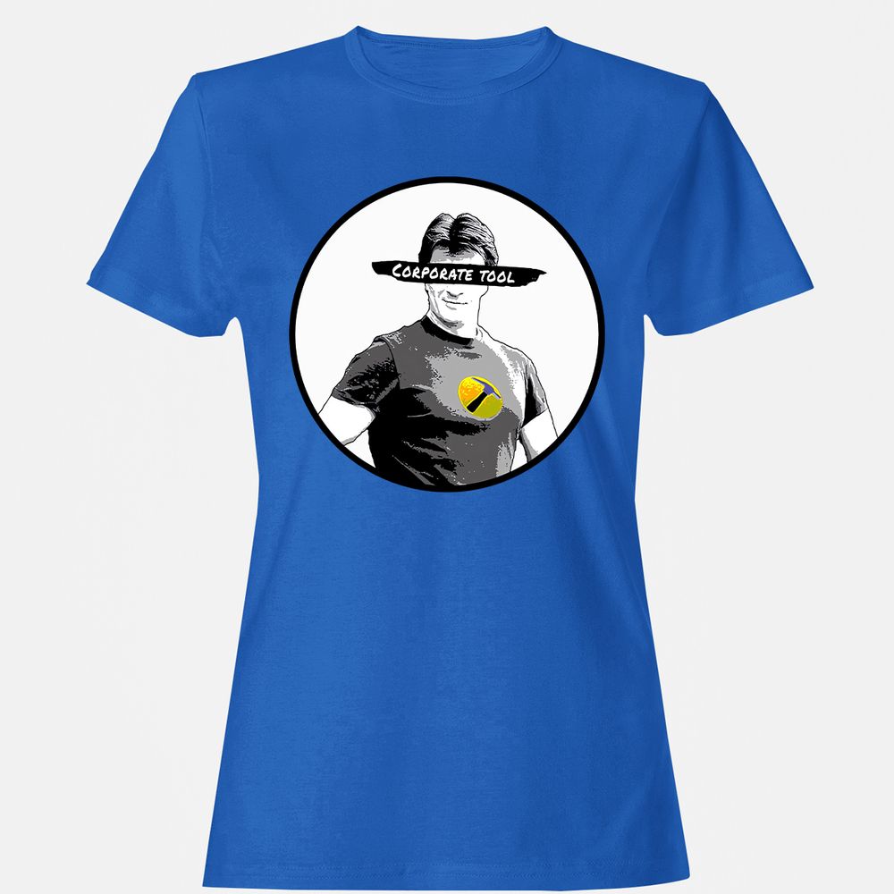 Women's T-Shirt - BQVJZKCU - Royal - 14