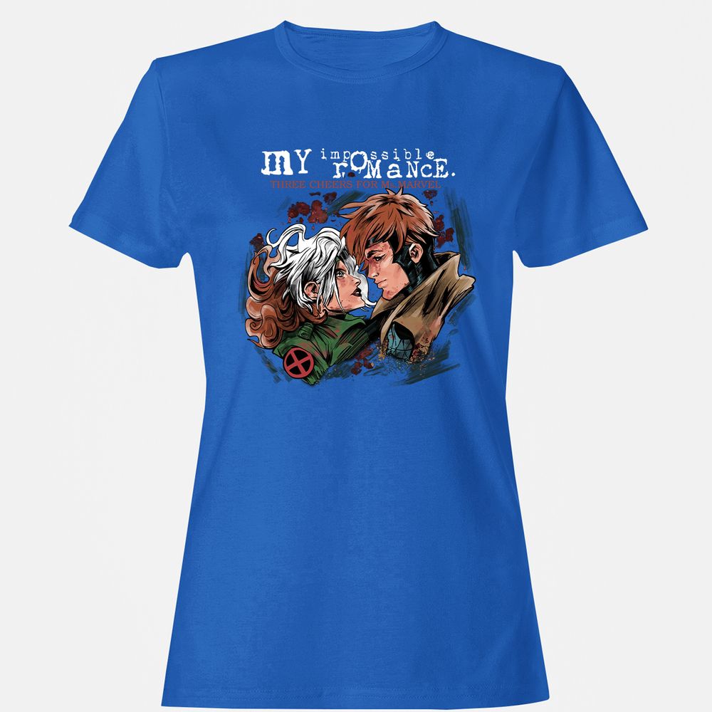 Women's T-Shirt - B9D4XCV9 - Royal - 14