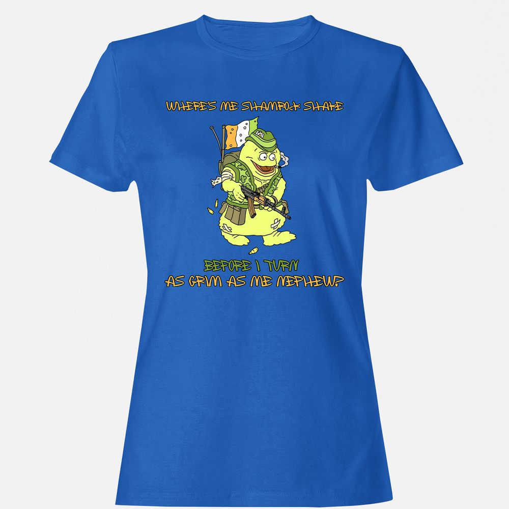 Women's T-Shirt - 446WDBUE - Royal - 14