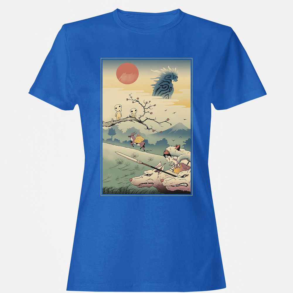 Women's T-Shirt - GEAAQ97V - Royal - 14