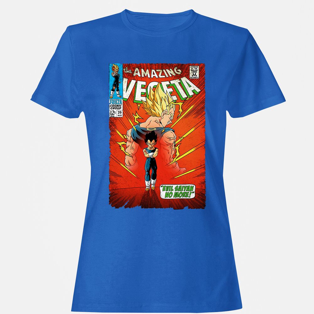 Women's T-Shirt - EEE9KW7Q - Royal - 14