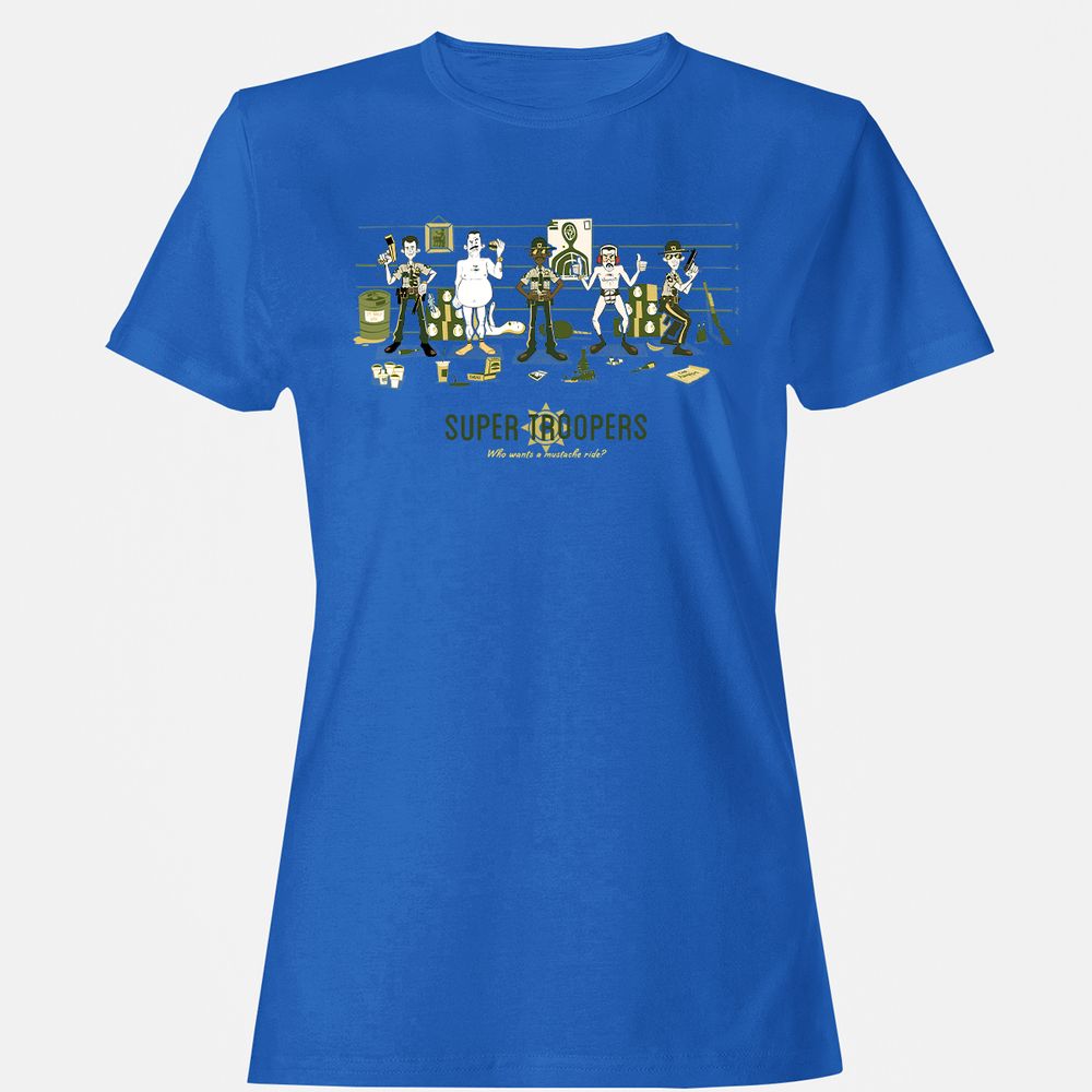Women's T-Shirt - 3D8UY2FF - Royal - 14