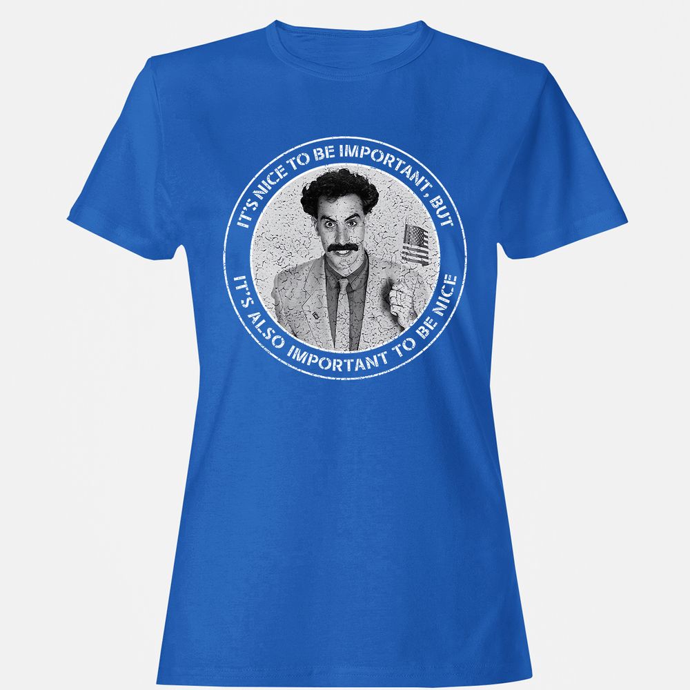 Women's T-Shirt - QL2KAGJ8 - Royal - 14