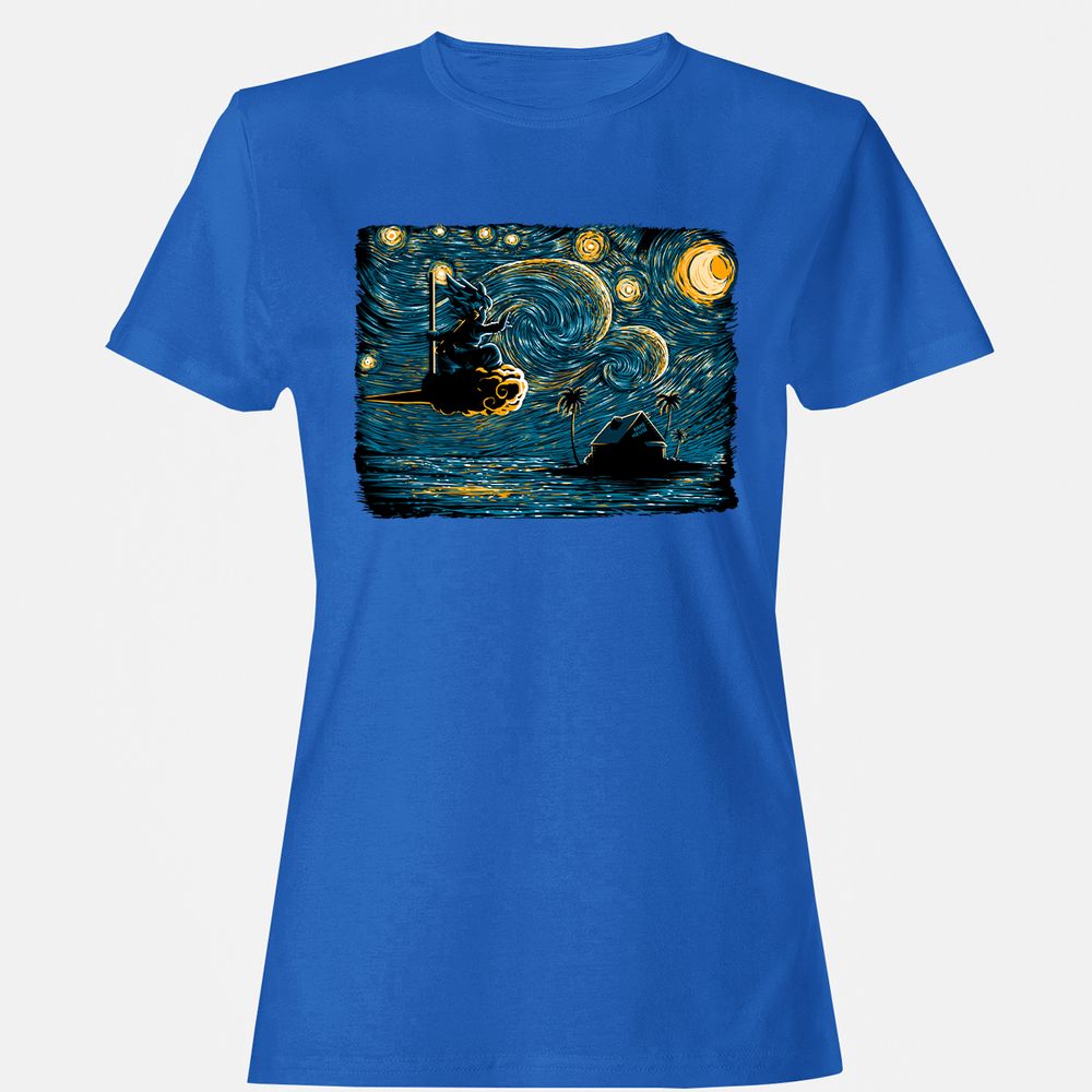 Women's T-Shirt - JFGXZQ4B - Royal - 14