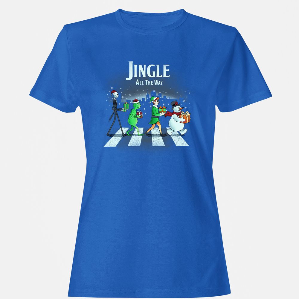 Women's T-Shirt - B5JLG9MT - Royal - 14