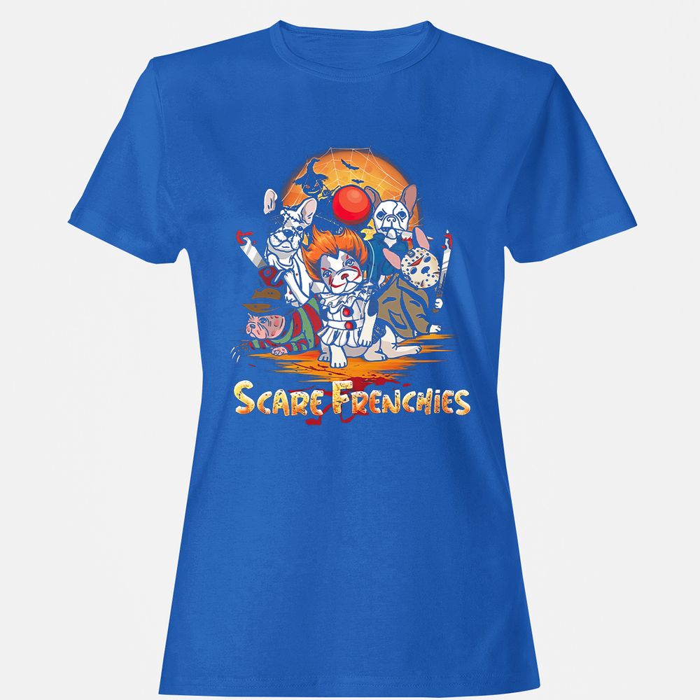 Women's T-Shirt - X5FVSTKP - Royal - 14