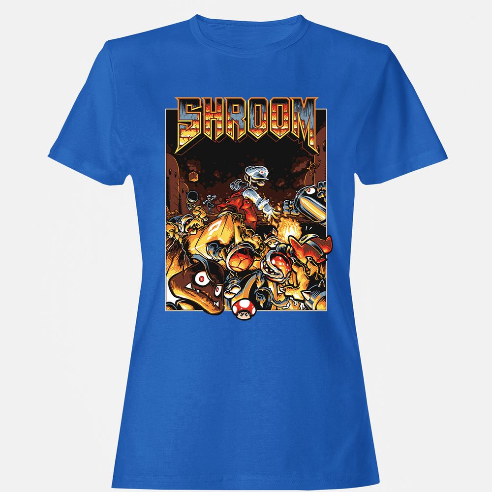 Women's T-Shirt - E51NDWD4 - Royal - 14