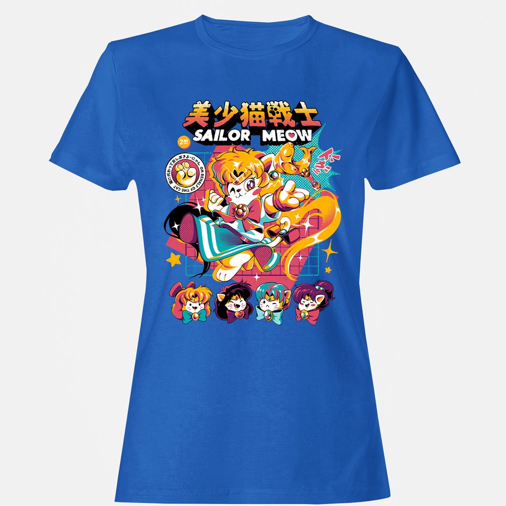 Women's T-Shirt - QTB7P63M - Royal - 14