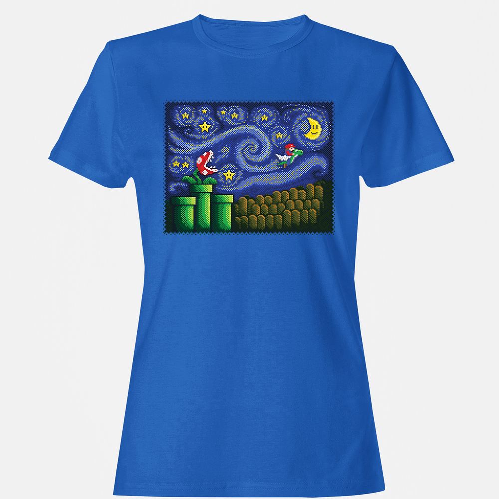 Women's T-Shirt - 3B7RV6XM - Royal - 14